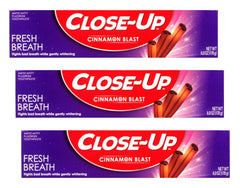 Close-Up Cinnamon Toothpaste 6 oz pack of 3 – front view with product display - image 6