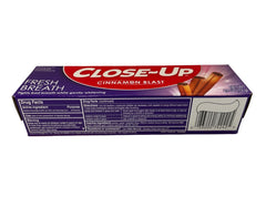Close-Up Freshening Red Gel toothpaste 4 oz pack of 4 display