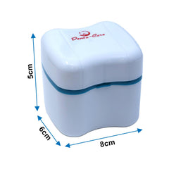 Close-up of soft-bristle denture brush