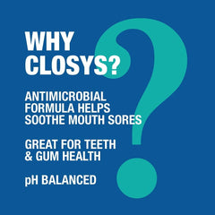Alcohol-free CloSYS Ultra Sensitive Mouthwash bottle