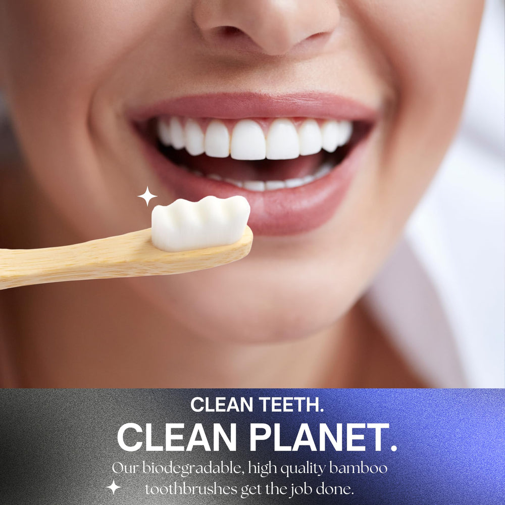 Eco-friendly packaging of Cloud Brush pack of 6 toothbrushes