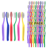 Clypolly 72-pack kids disposable toothbrush with soft bristles