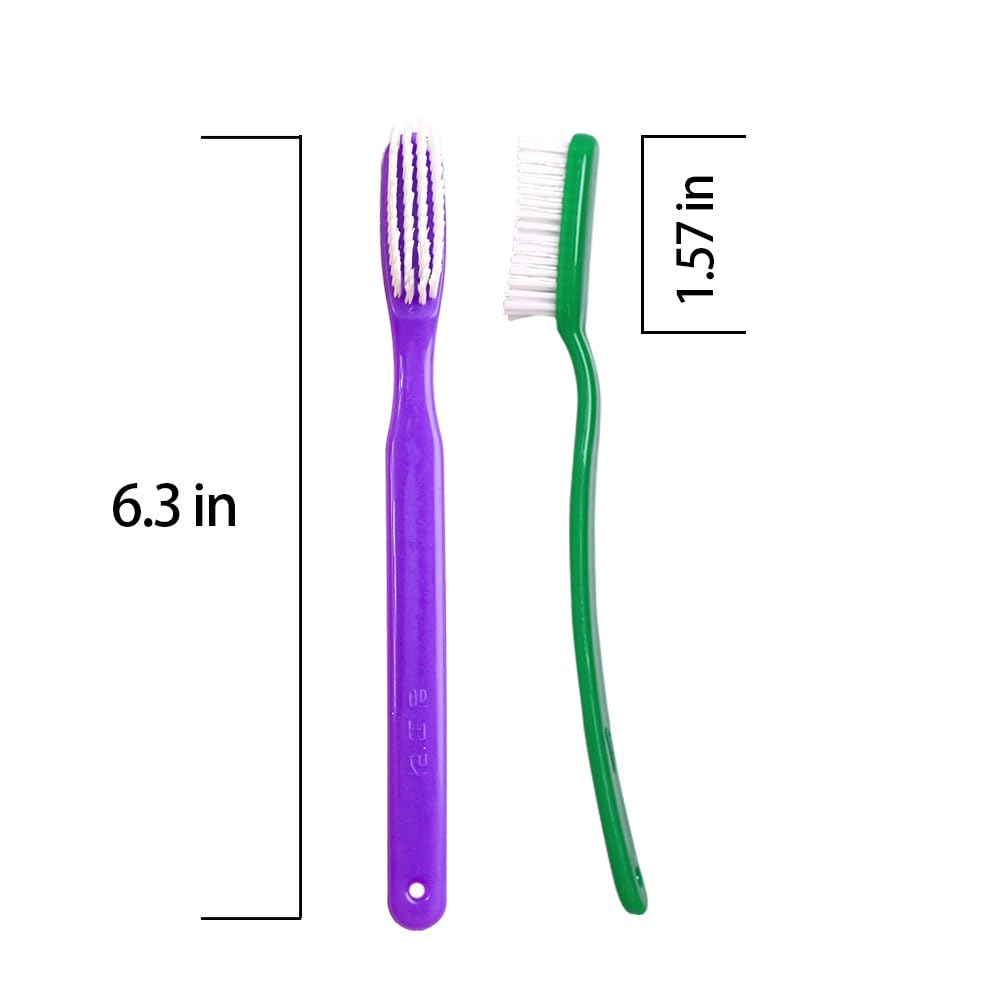 Smokers oral care toothbrush in use