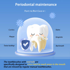 Soft bristles for sensitive teeth and gums