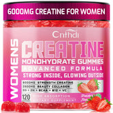 Front view of CNFHDI Creatine Monohydrate Gummies bottle – 120 count
