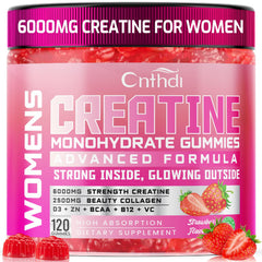 Front view of CNFHDI Creatine Monohydrate Gummies for Women bottle