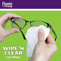Wipes safe for coated lenses including anti-reflective and polarized coatings