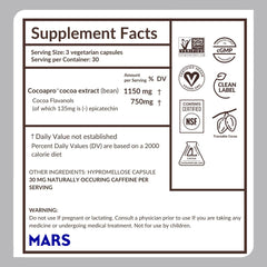 CocoaVia Memory+ product packaging and capsules inside a box.