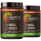 CocoaVia Cardio Health cocoa powder 60 servings hero image