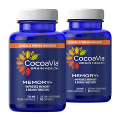 CocoaVia Memory+ bottle front label