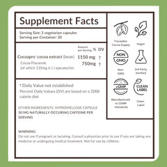 CocoaVia Memory+ product box with detailed label