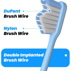 Individually wrapped toothbrushes for travel and daily use