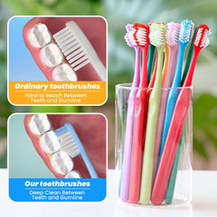 BPA-free and latex-free safety toothbrushes