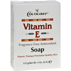 Fragrance-free vegetable-based Cococare Vitamin E Soap bar