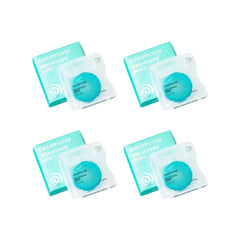 Cocofloss Woven Dental Floss Mint Waxed 4 Spools in packaging