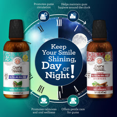 Cocomint Oil Pulling bottle with coconut oil and MCT