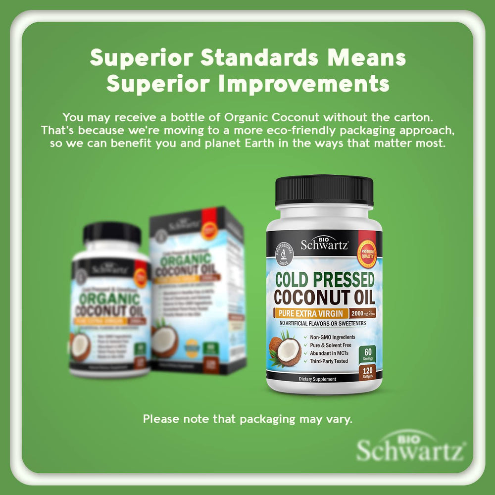 Close-up of organic coconut oil capsules