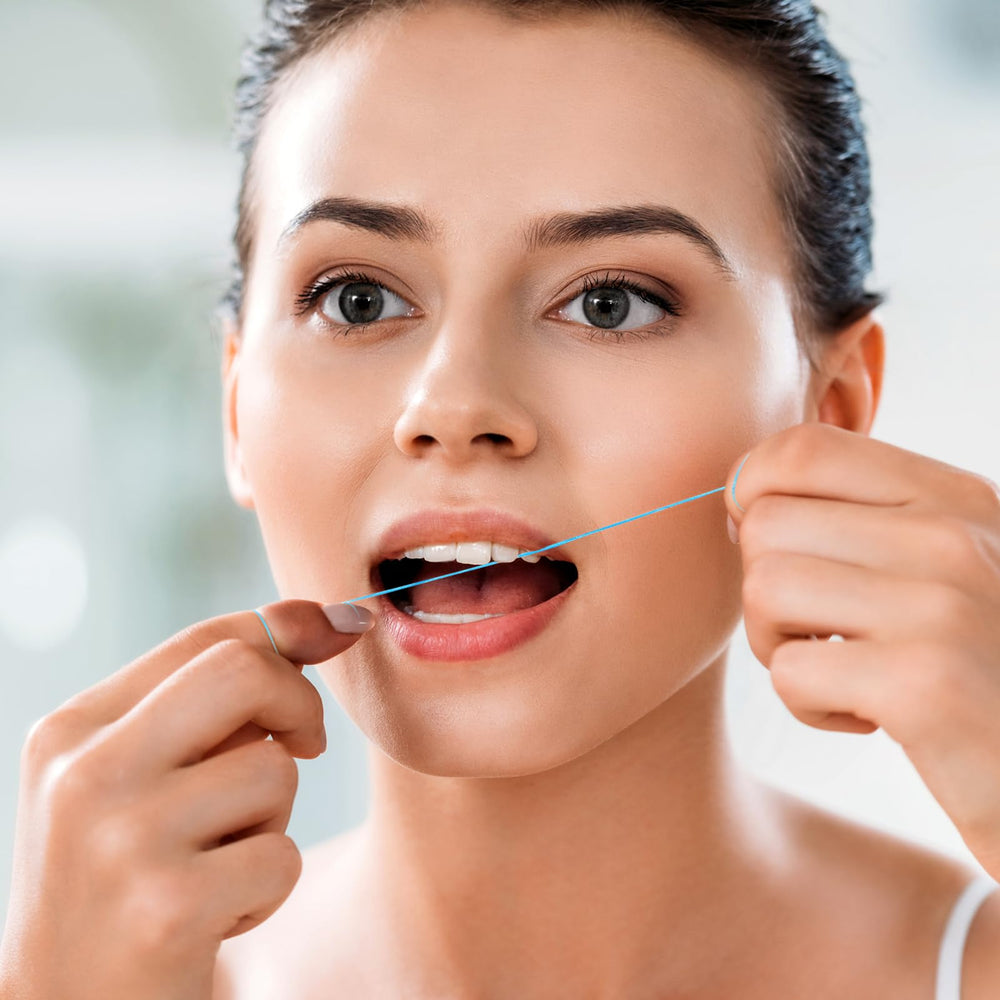 Travel-friendly floss case setup for on-the-go cleaning