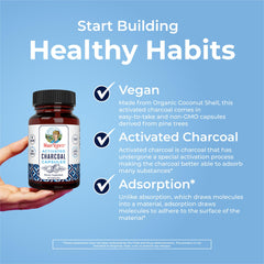 Activated charcoal derived from coconut shell