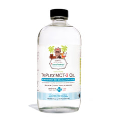 CocoTherapy Triplex MCT-3 Oil bottle 16 oz on display