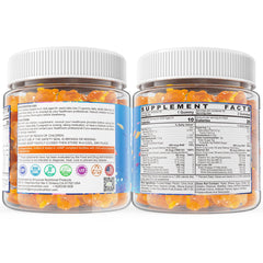 120-count bottle packaging of Cod Liver Oil Gummies