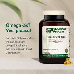 Close-up of label highlighting vitamin A D and DHA content