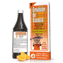 Cod liver oil orange flavor bottle - 6.5 fl oz