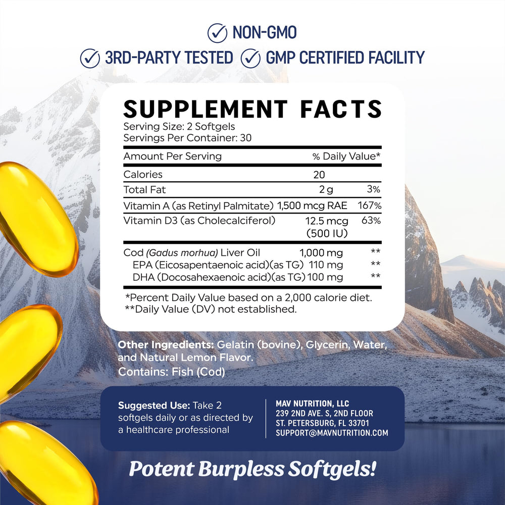 Omega-3 EPA and DHA highlighted on packaging