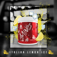 Code Red Aminos label showing ingredients overview