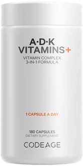 Codeage ADK Vitamins bottle front view