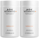 Codeage ADK Vitamins supplement bottle – front view