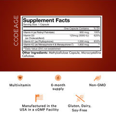 Codeage ADK Vitamins label close-up