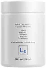 Front view of Codeage Liposomal Glutathione bottle (60 capsules)