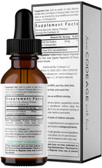 Bottle and dropper with peppermint flavor indication