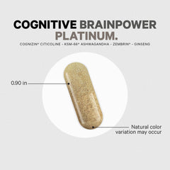 Vegan, non-GMO Codeage Cognitive Brainpower Platinum – dairy-free, soy-free, gluten-free