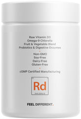 Front view of Codeage Vitamin D3+ packaging