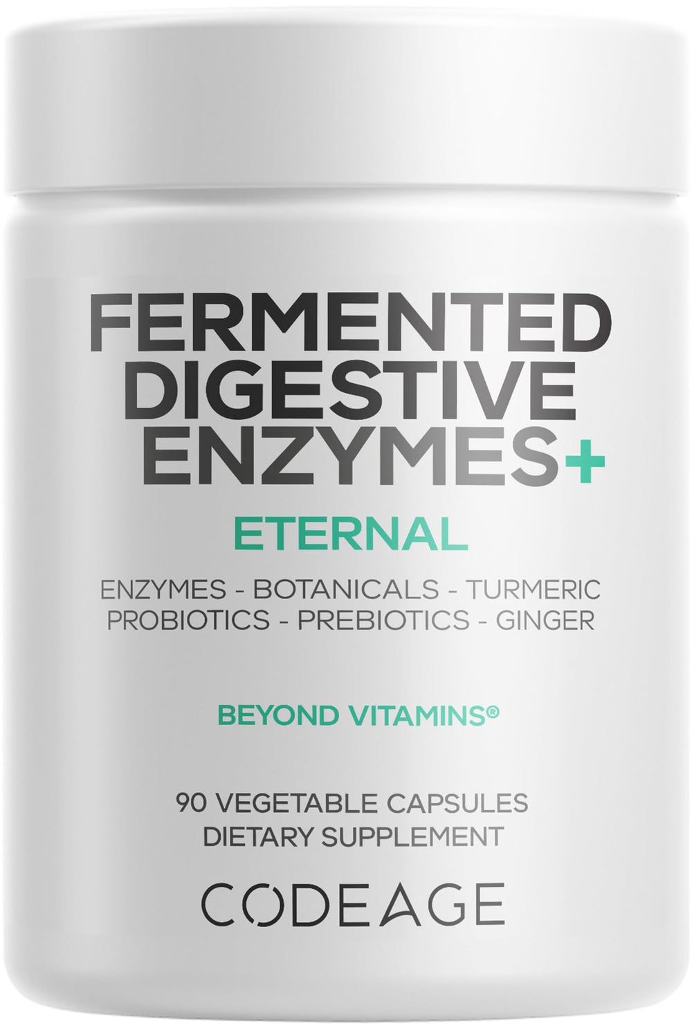 Codeage Fermented Digestive Enzymes bottle with 90 capsules