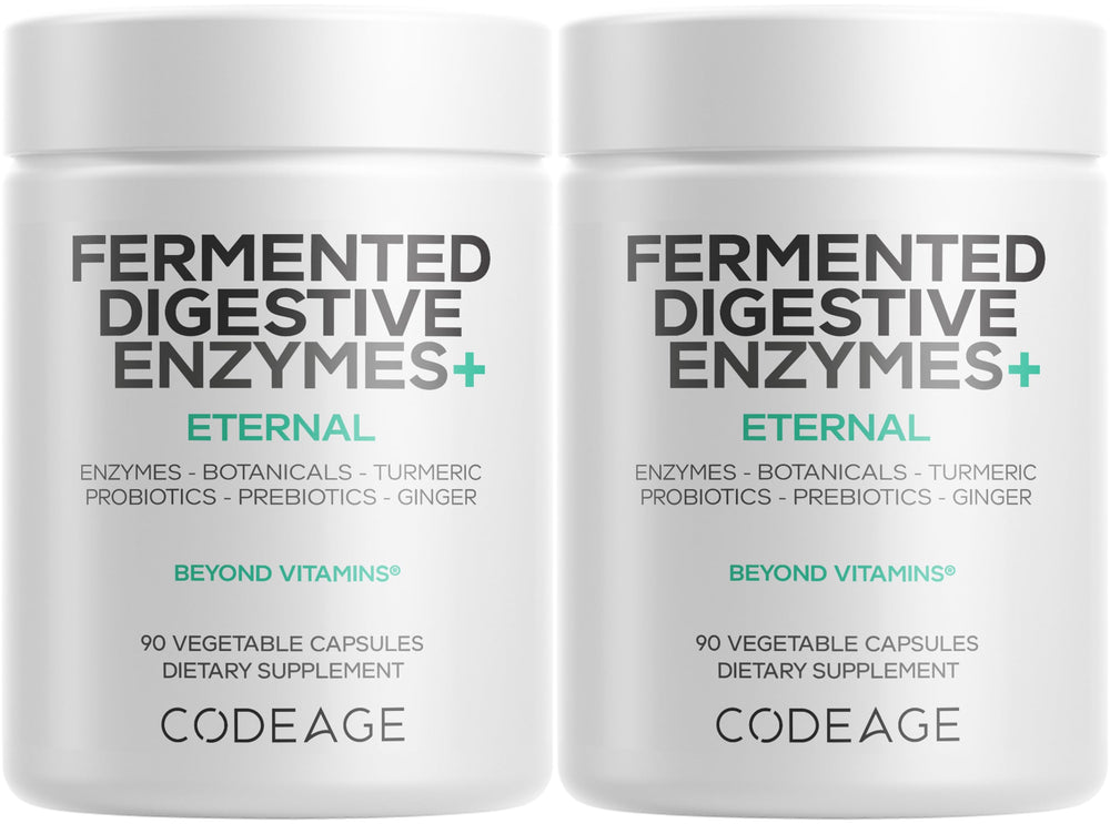 Codeage Fermented Digestive Enzymes bottle front view