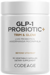Codeage GLP-1 Probiotic+ bottle with label