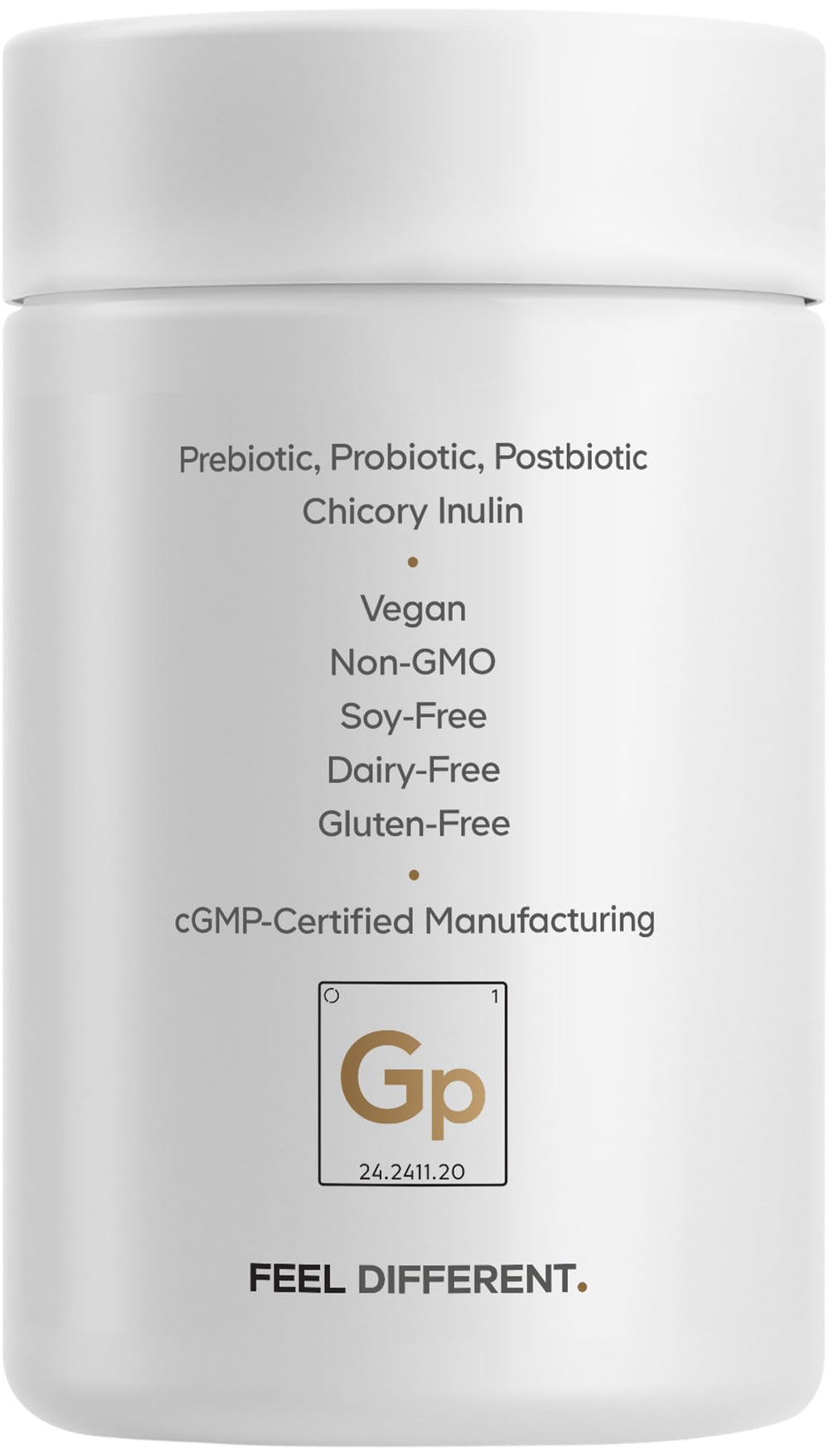 Supplement facts panel for Codeage GLP-1 Probiotic+