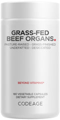 Codeage Grass-Fed Beef Organs Supplement bottle – front view