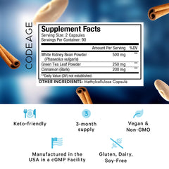 Keto Carb Focus capsules in bottle