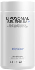 Codeage Liposomal Selenium 200 mcg bottle label