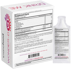 Nutrition panel showing 1000 IU D3 per sachet