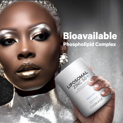 Close-up of Codeage liposomal zinc capsule