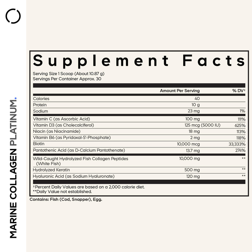 Codeage Marine Collagen Platinum packaging