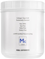 Collagen powder being stirred into a beverage