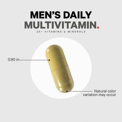 Codeage Men’s Daily Multivitamin packaging in a lifestyle setting