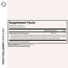 Codeage Multi Collagen Capsules bottle side view