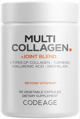 Codeage Multi Collagen Protein + Joint Blend bottle with 90 capsules